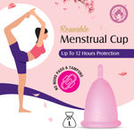 Buy Mom & World Natural Intimate Foaming Feminine Hygiene Wash 120ml + Reusable Menstrual Cup (Large) - Purplle