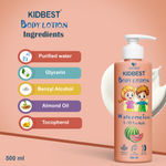 Buy HealthBest Kidbest Body Lotion for Kids | Anti-Bacterial | Normal Skin, Sensitive Skin & Dry Skin | Tear, Paraben, SLS free | Watermelon Flavor | 500ml - Purplle