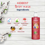 Buy HealthBest Kidbest Bodywash for Kids | Anti-Bacterial | Normal Skin, Sensitive Skin & Dry Skin | Tear, Paraben, SLS free | Watermelon Flavor | 500ml - Purplle