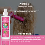 Buy HealthBest Kidbest Detangler Spray for Kids Hair With Hair Band| Healthy Growing Hair | Tea Tree Oil | Tear free | 100ml - Purplle