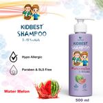 Buy HealthBest Kidbest Hair Shampoo for Kids | Extra Nourishing | Dry & Damaged to normal Hair | Tear, Paraben, SLS free | 500ml - Purplle