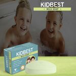 Buy HealthBest Kidbest Milk Soap for Kids | Anti-Bacterial | Normal Skin, Sensitive Skin & Dry Skin | Tear free | (Pack of 3) - Purplle