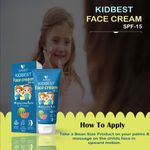 Buy HealthBest Kidbest Face Cream for Kids | SPF 15 | Safe for Sensitive Skin & Unscetened | Tear, Paraben, SLS free | Watermelon Flavor | 50ml - Purplle