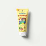 Buy HealthBest Kidbest Sunscreen for Kids | SPF 30 UVA/UVB | Safe for Sensitive Skin & Unscetened | Tear, Paraben, SLS free | Watermelon Flavor | 100ml - Purplle