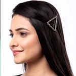 Buy Ferosh Zokar Triangular Sparkle Hair Pin - Purplle