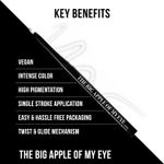 Buy NY Bae The Big Apple Of My Eyes Kohl Kajal - White (0.30 gm) | Eyeliner | Colored Kajal | Waterproof | Smudgeproof | Kajal Pencil | Eye Makeup | Eyeshadow - Purplle