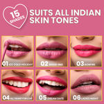 Buy NY Bae Confessions Liquid Lipstick - Ice Cold Holiday 1 (4.5 ml) | Matte Lipstick | Pink Shade | Moisturizing | Long Lasting | Transfer Proof - Purplle