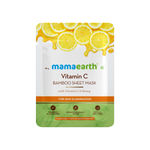 Buy Mamaearth Vitamin C Bamboo Sheet Mask with Vitamin C & Honey for Skin Illumination (25 g) - Purplle