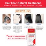Buy OxyGlow Herbals Professional Hair Straightener& Neutralizer Cream,200 gm - Purplle
