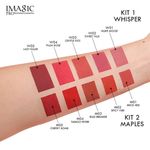 Buy Imagic Professional Cosmetics Matte Liquid Lipstick Whisper (LP-214) (5*5 gm) - Purplle