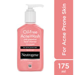 Buy Neutrogena Oil Free Acne Wash Pink Grapefruit Facial Cleanser (175 ml) - Purplle