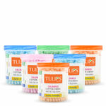 Buy TULIPS Cotton Ear Buds/Swabs Pack of 6 {Multicolor} made of White PAPER Stick {100/200 Tips} in a Jar - Purplle