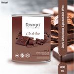 Buy Raaga Professional Liposoluble Wax Dark Chocolate (800 ml) - Purplle