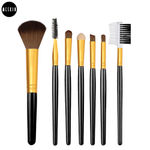 Buy MeSkin 05 Pieces Makeup Brushes Set Tool Pro Foundation Eyeliner Eyeshadow (Colour May Vary) - Pack of 5 - Purplle