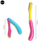 Buy MeSkin Multi Color Foldable & Reusable Face & Eyebrow Razor for Women - (Pack of 3 for Upperlips, Forehead, Sideburns and Eyebrow) Painless and Instant Hair Removal at Home - Purplle