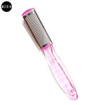 Buy MeSkin Double Sided Transparent Steel Foot Filer Pedicure & Dead Skin Remover with Curvy Handle 1 Pc - Purplle