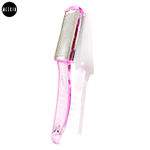 Buy MeSkin Double Sided Transparent Steel Foot Filer Pedicure & Dead Skin Remover with Curvy Handle 1 Pc - Purplle