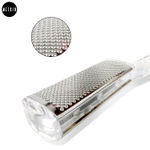 Buy MeSkin Double Sided Transparent Steel Foot Filer Pedicure & Dead Skin Remover with Curvy Handle 1 Pc - Purplle