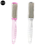 Buy MeSkin Double Sided Transparent Steel Foot Filer Pedicure & Dead Skin Remover with Curvy Handle 1 Pc - Purplle