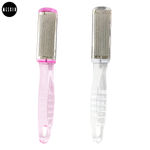 Buy MeSkin Double Sided Transparent Steel Foot Filer Pedicure & Dead Skin Remover with Curvy Handle 1 Pc - Purplle