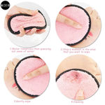 Buy MeSkin Reusable Round Face Facial Cleansing Pads, Safe For All Types Of Skin, Colour may vary - Purplle