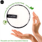 Buy MeSkin Reusable Round Face Facial Cleansing Pads, Safe For All Types Of Skin, Colour may vary - Purplle