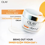 Buy Olay Luminous Vitamin C Cream,50 gm| with 99% pure Niacinamide - Purplle