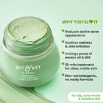 Buy Dot & Key Skin Care Pollution + Acne Defense Green Clay Mask | With Salicylic Acid, Matcha Tea | For Dark Spots, Oily, Acne Prone Skin | 85 gm - Purplle