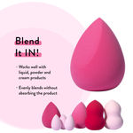 Buy Purplle Blending Queen Beauty blender - (Set of 7) - Pink (Multicolor) - Purplle