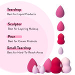 Buy Purplle Blending Queen Beauty blender - (Set of 7) - Pink (Multicolor) - Purplle