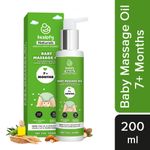 Buy Healofy Naturals Baby Massage Oil for New Borns Sensitive Skin with the Goodness of Almond Oil,Oilve Oil,Vitamin A,B and D(7+ Months) (200ml) - Purplle