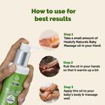 Buy Healofy Naturals Baby Massage Oil for New Borns Sensitive Skin with the Goodness of Almond Oil,Oilve Oil,Vitamin A,B and D(7+ Months) (200ml) - Purplle