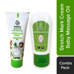 Buy Healofy Naturals Combo of Anti-Stretch Marks cream(30gm) & Baby Body Massage oil (30ml) - Purplle