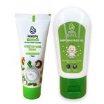 Buy Healofy Naturals Combo of Anti-Stretch Marks cream(30gm) & Baby Body Massage oil (30ml) - Purplle