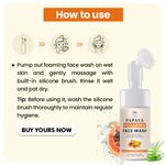 Buy TNW The Natural Wash Papaya Foaming Face Wash with Lactic Acid & Panthenol | For Brightening Skin Tone & Controlling Excess Oil 100 ml - Purplle