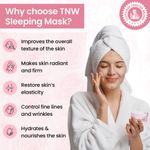 Buy TNW – The Natural Wash Sleeping Mask with Rose Extract & Retinol | For Reducing Fine Lines & Glowing Skin | Suitable for all Skin Types - Purplle
