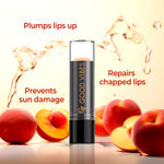 Buy Good Vibes Peach Softening Orange Tinted Lip Balm SPF 15 | Nourishes, Repairs | Vegan, No Parabens, No Sulphates, No Mineral Oil, No Animal Testing, No Silicones (4.2 g) - Purplle