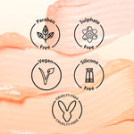 Buy Good Vibes Peach Softening Orange Tinted Lip Balm SPF 15 | Nourishes, Repairs | Vegan, No Parabens, No Sulphates, No Mineral Oil, No Animal Testing, No Silicones (4.2 g) - Purplle