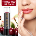 Buy Good Vibes Cherry Moisture Rich Red Tinted Lip Balm SPF 15 | Plum & Glossy, Softening | Vegan, No Parabens, No Sulphates, No Mineral Oil, No Animal Testing, No Silicones (4.2 g) - Purplle