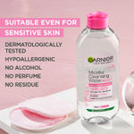 Buy Garnier Micellar Water, 400ml - Gentle Cleanser For Sensitive Skin, Get 100% Clean Skin - Purplle