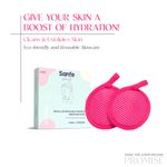 Buy Sanfe Beauty Micellar Reusable Makeup Remover Pads | Effectively & Gently Removes Face & Eye Makeup - Purplle