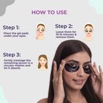 Buy Sanfe Beauty Charcoal Under Eye Gel Pads | Treats dark circles, puffy eyes, fine lines and dehydrated under-eye skin 6 Units - Purplle