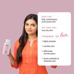 Buy Saturn by GHC Face Toner with Niacinamide & Hyaluronic Acid for Normal To Oily & Acne Prone Skin that Tightens & Unclogs Pores | Chemical Free 150 ml - Purplle