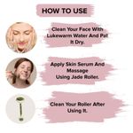 Buy Saturn by GHC Jade Roller & Gua Sha Massage Kit made of Natural Jade Stone, That Improves Facial Micro Circulation, Reduces Puffiness & Wrinkles, Improves Skin Elasticity - Purplle