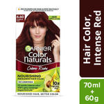 Buy Garnier Color Naturals Creme hair color, Shade 6.60 Intense Red, ( 70 ml + 60 g) - Purplle