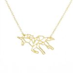 Buy Rack Jack Unicorn Origami Pendant Necklace - Gold Colour| Birthday Gifts for Girls & Women, Fancy Jewellery - Purplle
