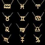 Buy Rack Jack Zodiac Star Sign Pendant Necklace - Gold Colour| Birthday Gifts for Girls & Women, Fancy Jewellery - Purplle