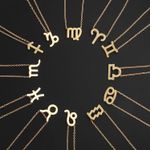 Buy Rack Jack Zodiac Star Sign Pendant Necklace - Gold Colour| Birthday Gifts for Girls & Women, Fancy Jewellery - Purplle