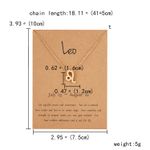 Buy Rack Jack Zodiac Star Sign Pendant Necklace - Gold Colour| Birthday Gifts for Girls & Women, Fancy Jewellery - Purplle