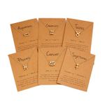 Buy Rack Jack Zodiac Star Sign Pendant Necklace - Gold Colour| Birthday Gifts for Girls & Women, Fancy Jewellery - Purplle